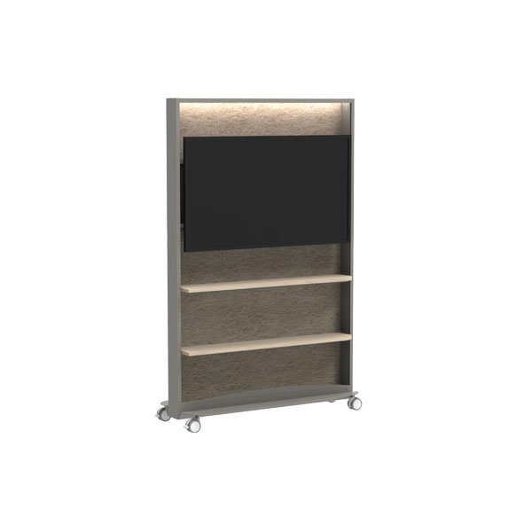 Cloison FRAME – Écran et Étagères