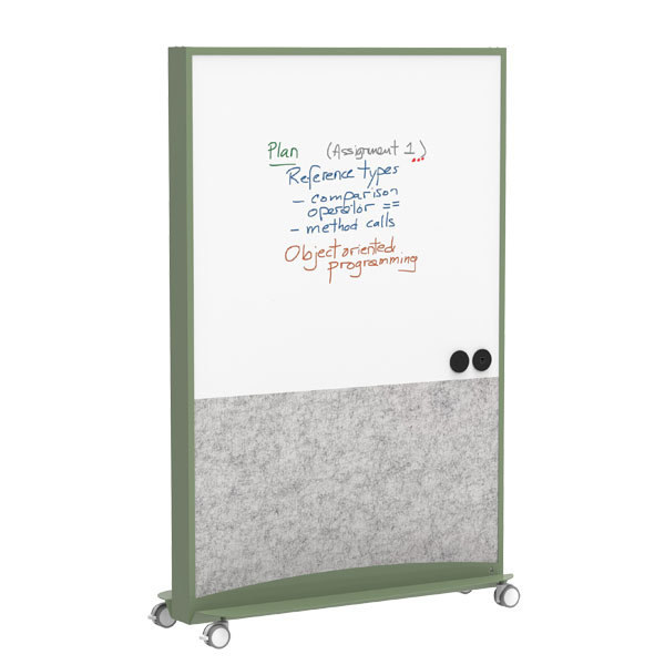 Cloison FRAME – Écran d'écriture et PET