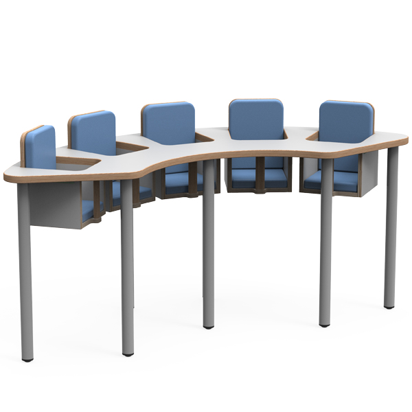Table à langer en demi-lune